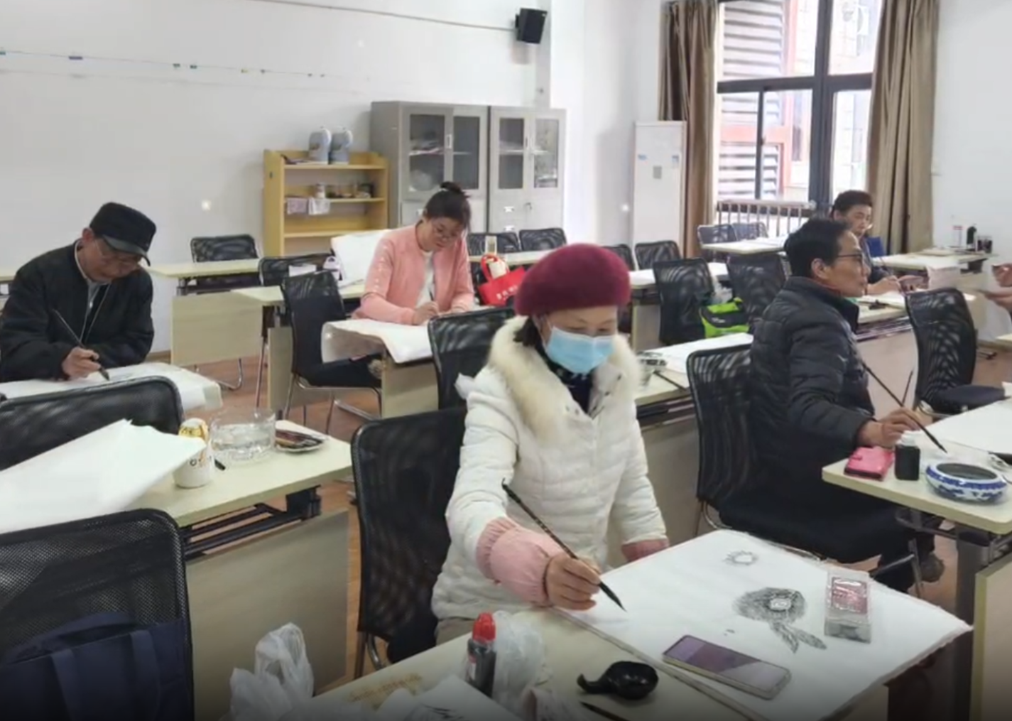 最美夕阳 妙笔丹青 国画班